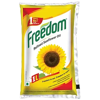 Freedom Refined Sunflower Oil, 1 L Pouch