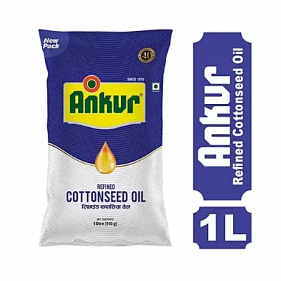 Ankur Cotton Seed Oil, 1 L Carton