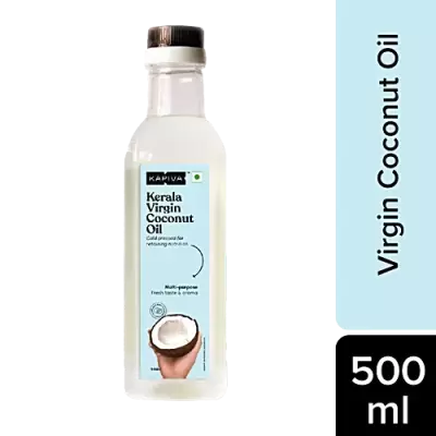Kapiva Kerala Virgin Coconut Oil - Cold Pressed, 500 ml